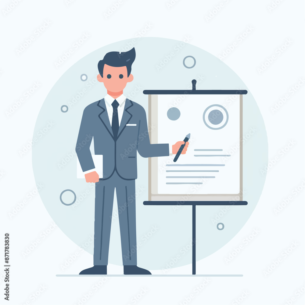 Vector image of person carrying note Vector image of person carrying note