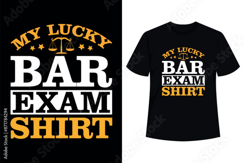 Bar Exam Shirt Funny Law School Graduation Gifts For Him Her T-Shirt