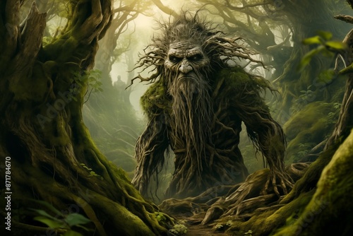 Mystery old ent in his forest