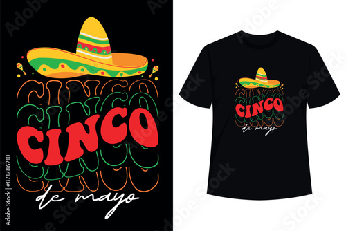 Cinco De Mayo Shirt Mexican Party Let's Fiesta 5 De Mayo Gift T-Shirt