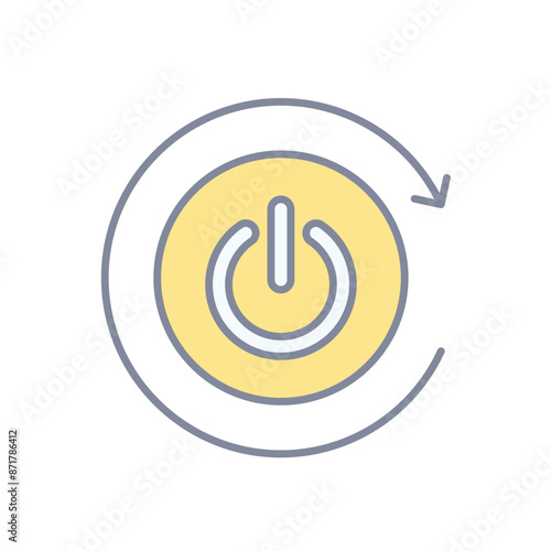 Restart vector icon