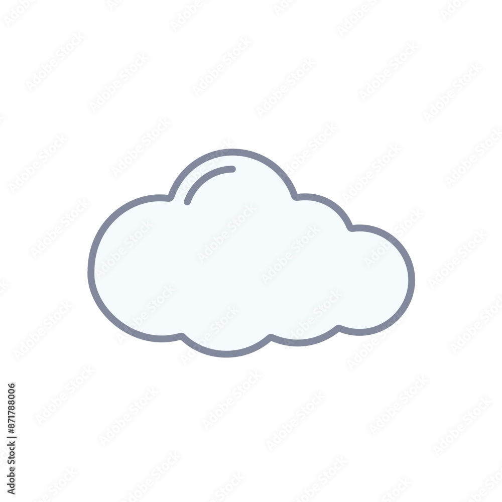 Cloud vector icon Cloud vector icon