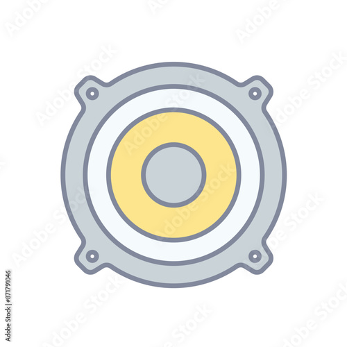 Speaker vector icon