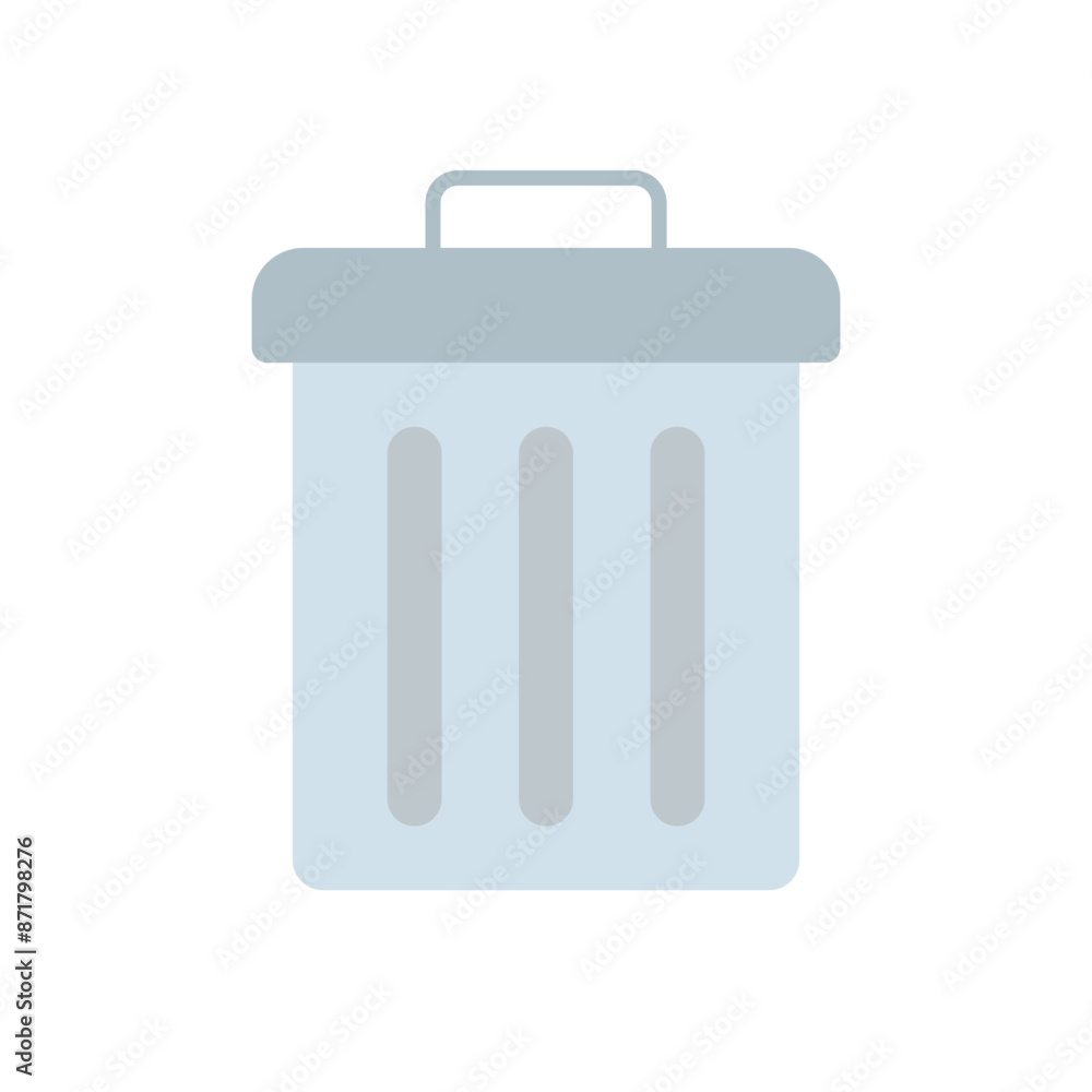 Trash Can vector icon Trash Can vector icon