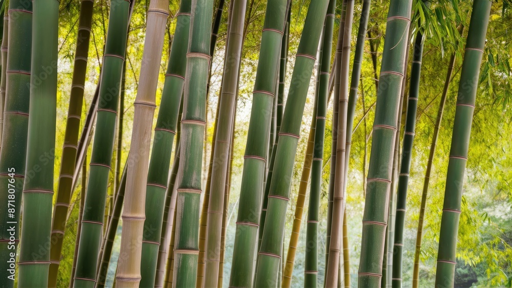 Obraz premium Exotic Tropical Bamboo Thicket