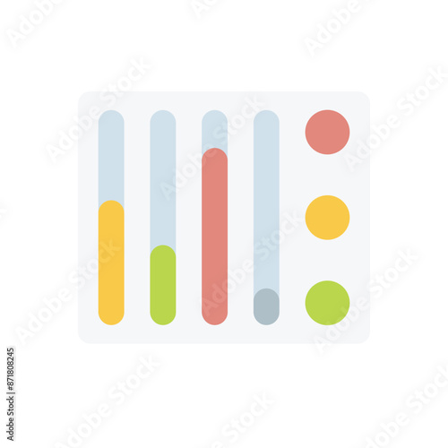Equalizer vector icon