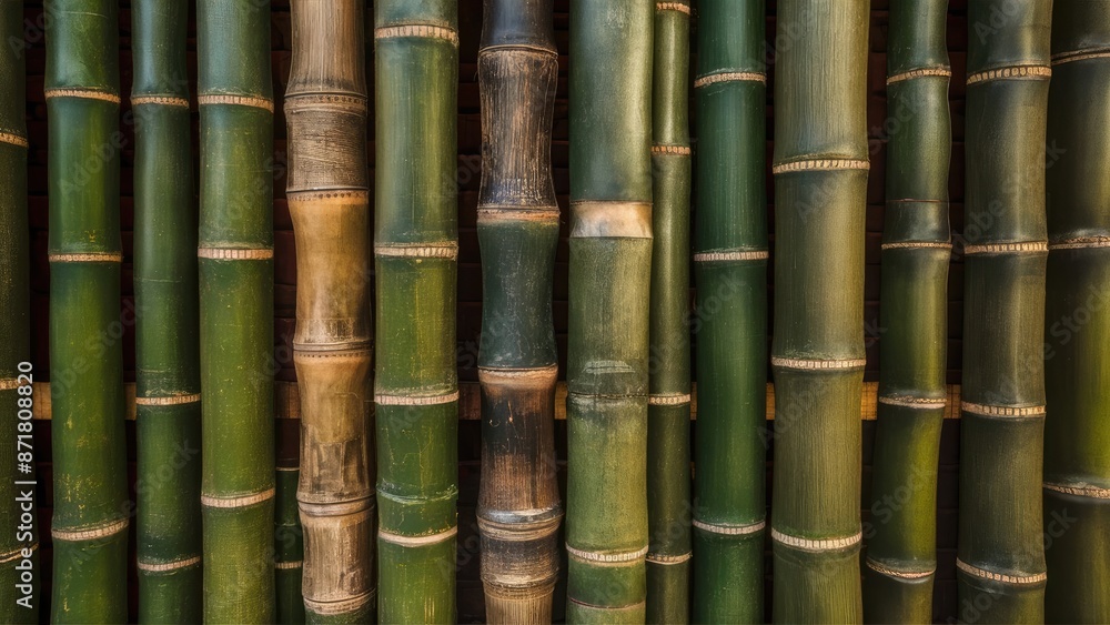 Botanical Garden with Tall Bamboos Botanical Garden with Tall Bamboos