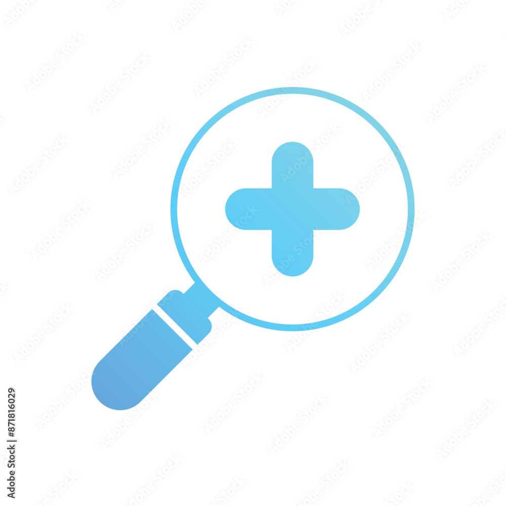 Fototapeta premium Zoom In vector icon