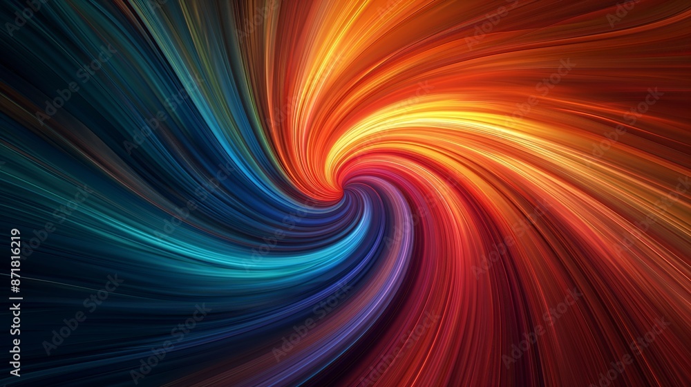 A mesmerizing swirl of colors in fiery red and icy blue creates a dynamic and vibrant abstract background. A mesmerizing swirl of colors in fiery red and icy blue creates a dynamic and vibrant abstract background.