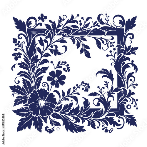 frame with ornament
