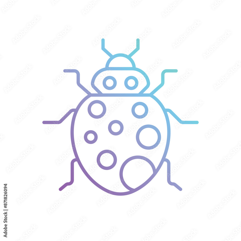 Bug vector icon Bug vector icon