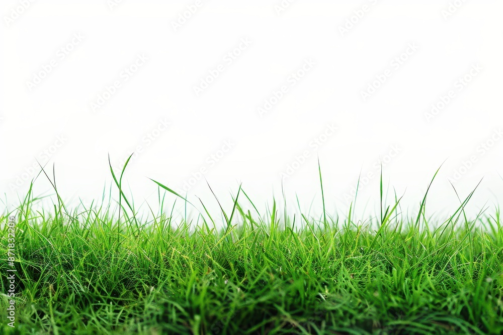 rural landscape featuring vibrant green grass on a neutral white background rural landscape featuring vibrant green grass on a neutral white background