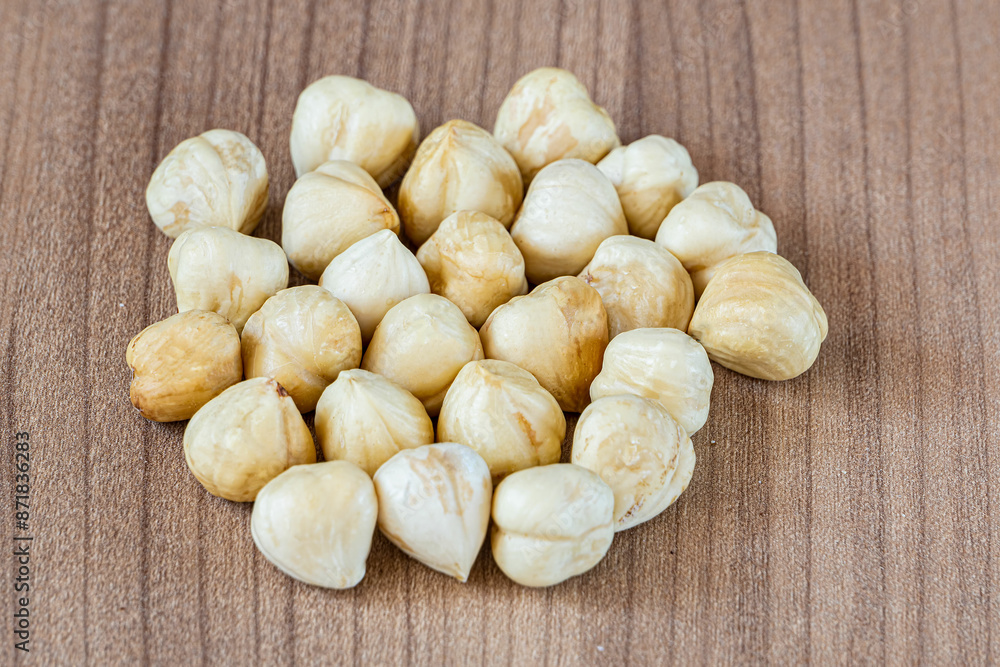 nuts on wooden background nuts on wooden background