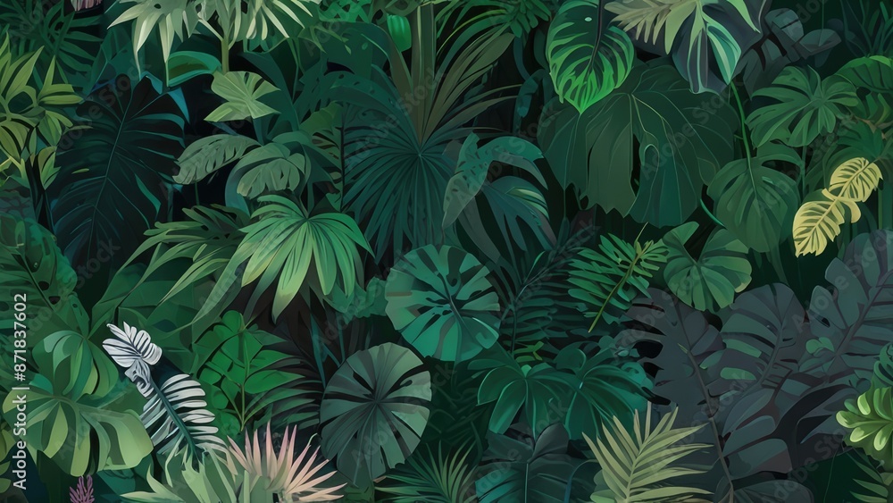 green fern background green fern background