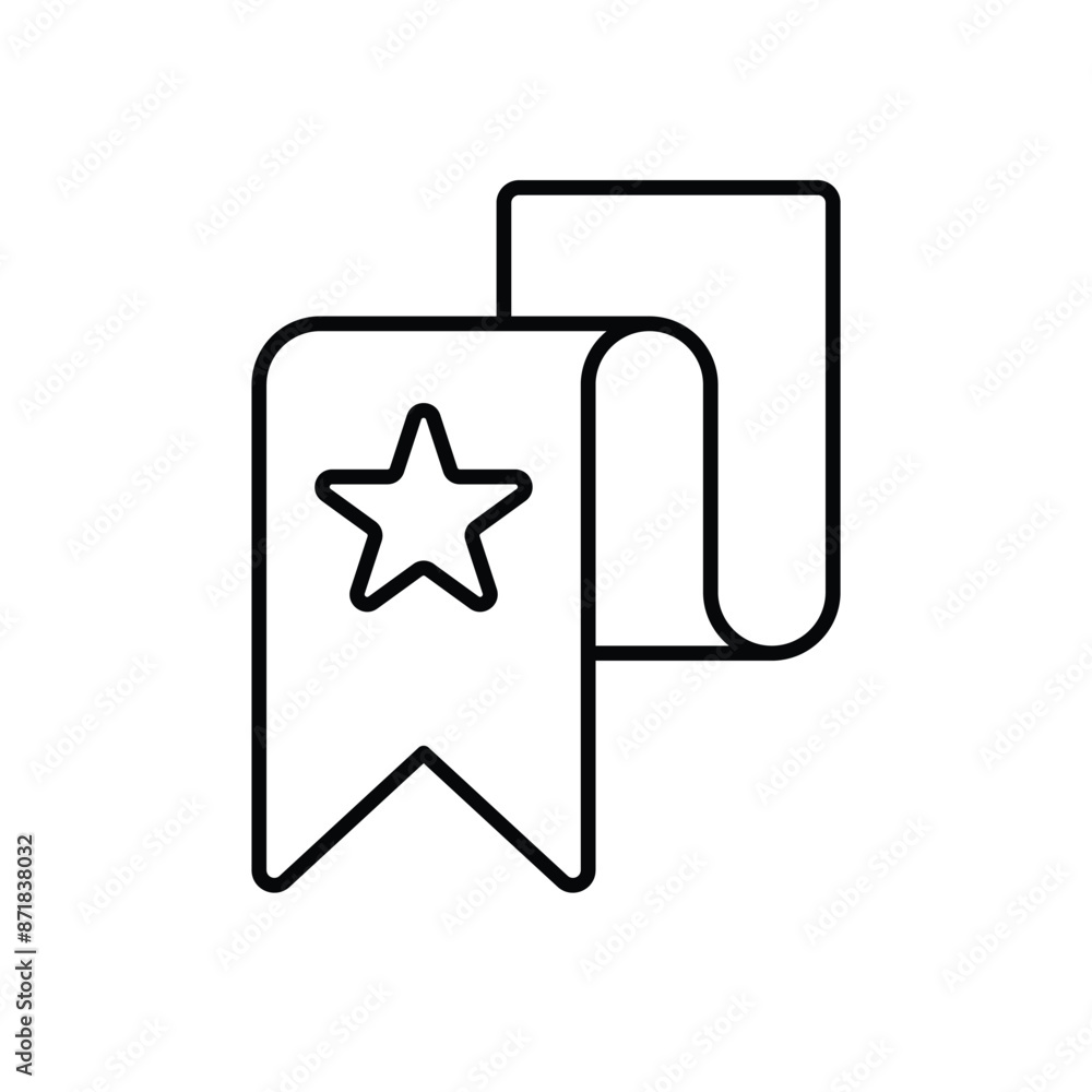 Bookmark vector icon