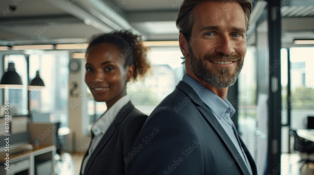 The Confident Business Duo The Confident Business Duo