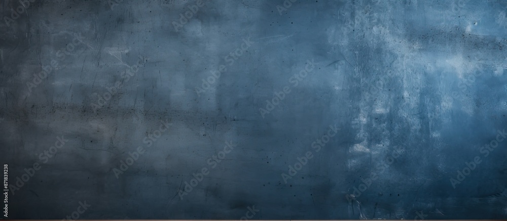 A dark blue concrete wall with an aged texture, ideal for showcasing products with a copy space image to design interiors efficiently. A dark blue concrete wall with an aged texture, ideal for showcasing products with a copy space image to design interiors efficiently.