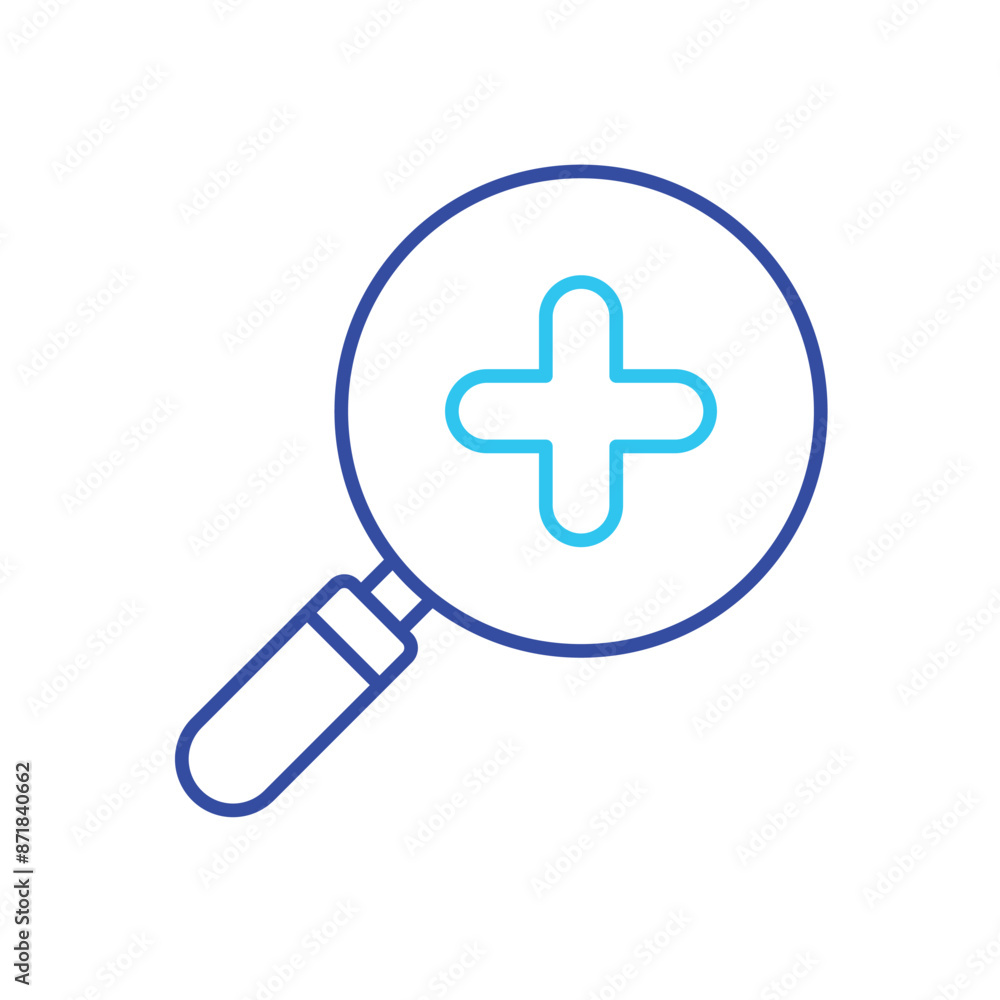 Fototapeta premium Zoom In vector icon