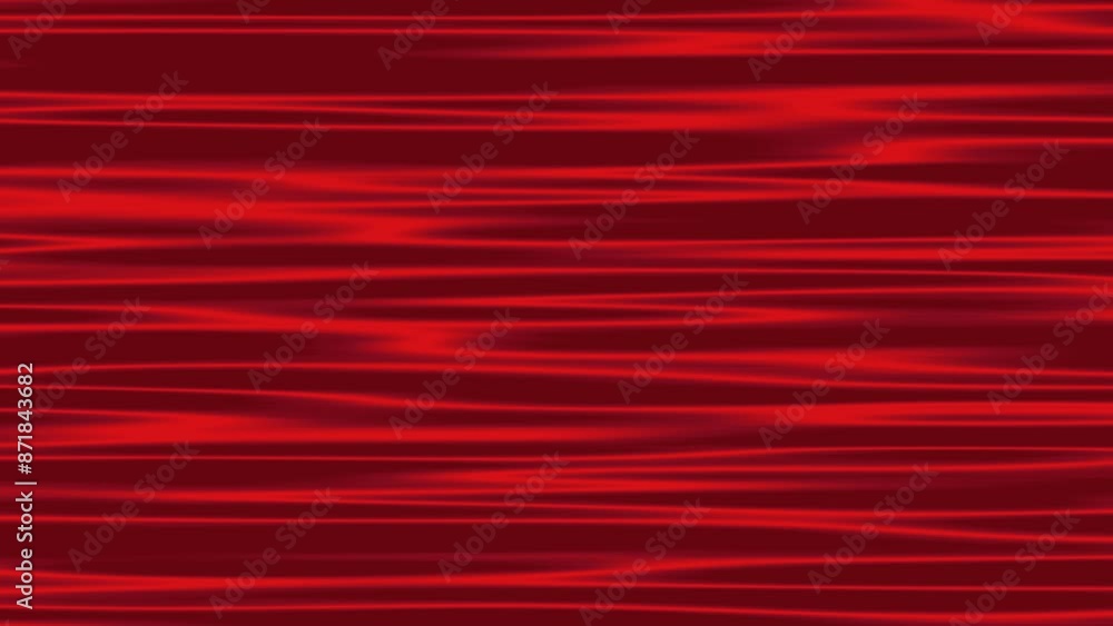 Red satin fabric animation background video in red color Red satin fabric animation background video in red color