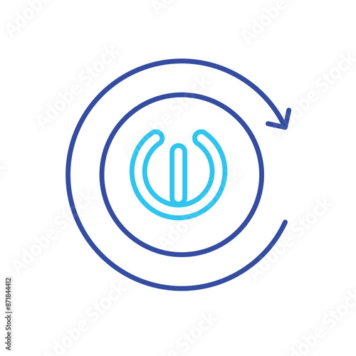 Restart vector icon