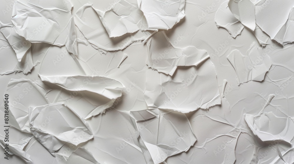 Obraz premium Recycled white paper box texture background