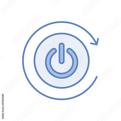 Restart vector icon