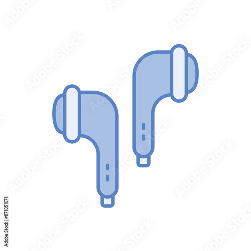 Earphone vector icon