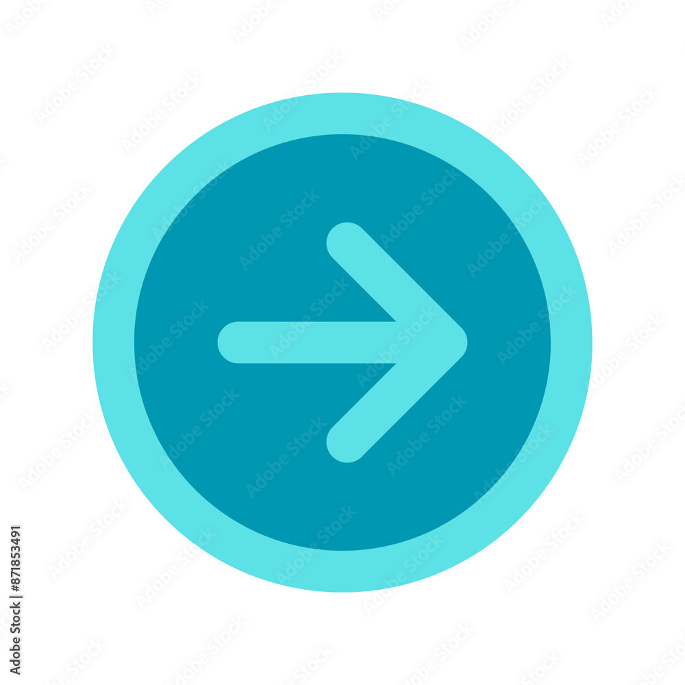 The circle has an arrow symbol pointing inside. The circle has an arrow symbol pointing inside.