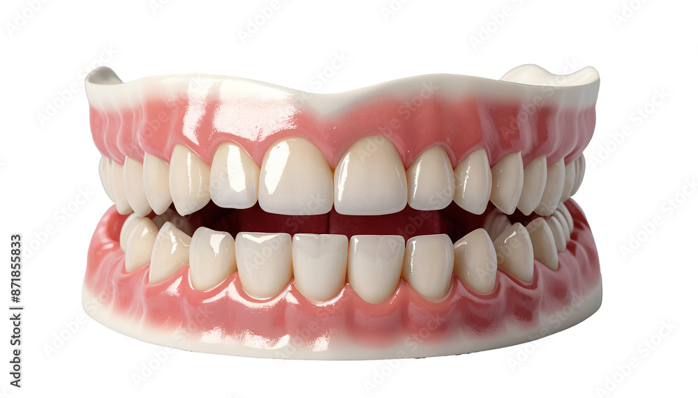 Fototapeta premium High-Quality Full Denture Photo for Dental Clinics and Laboratories