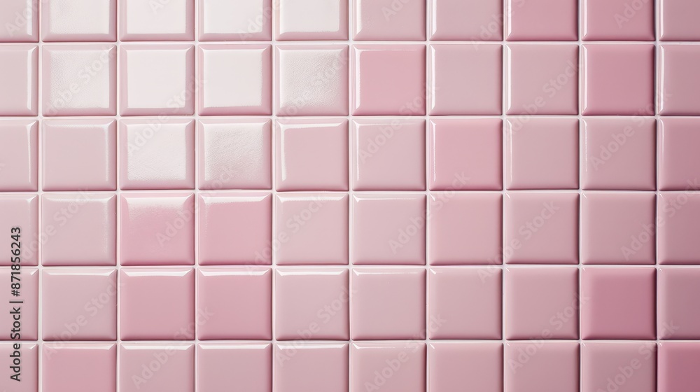The pink ceramic tiles The pink ceramic tiles