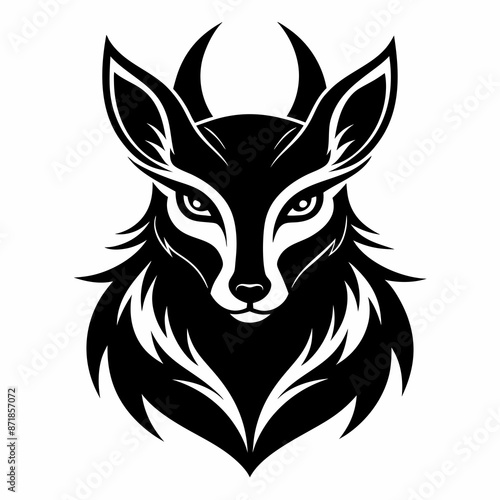 Wallpaper Mural Animal logo icon black shape white background Torontodigital.ca