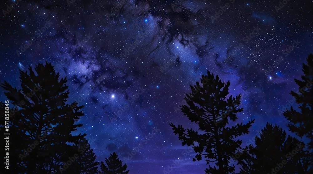 Fototapeta premium night sky with stars