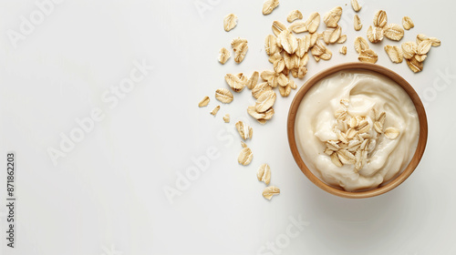 Calm and Comfortable Skin with Colloidal Oatmeal Soothing Balm - Beauty and Health Concept