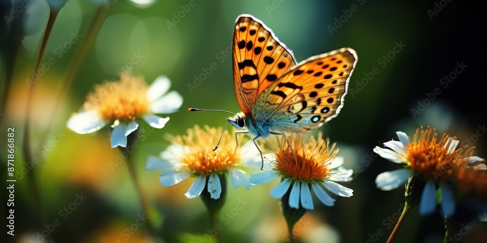 Obraz premium Butterfly on a flower