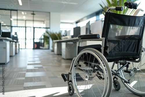 Wheelchair And Disability At Office