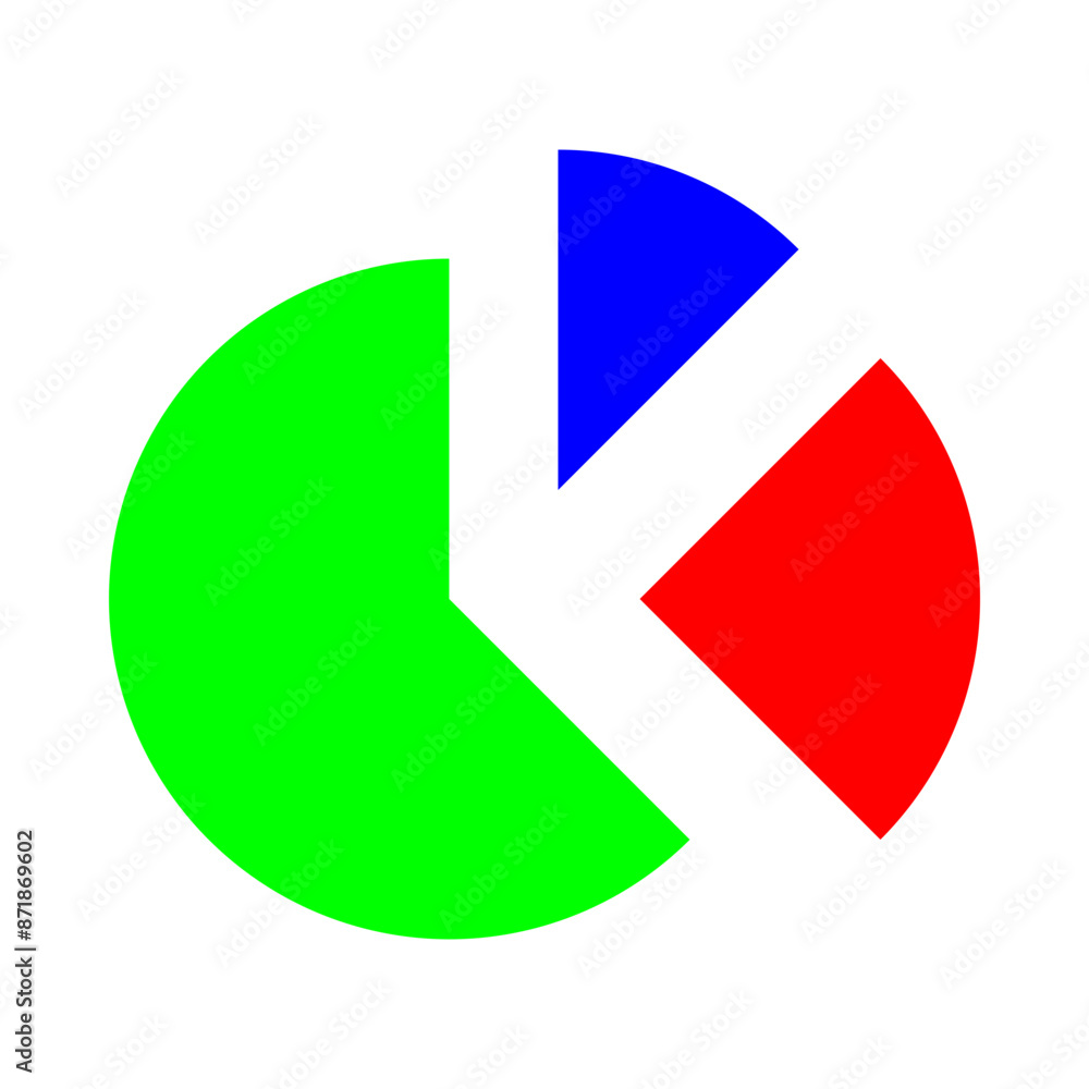 Pie Chart Vector Flat Icon Design Pie Chart Vector Flat Icon Design