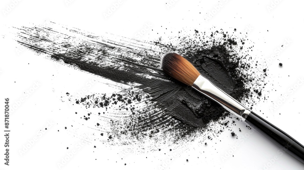 Isolated white background brush Isolated white background brush