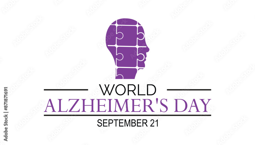 World alzheimer's day is observed every year on September. banner design template Vector illustration background design. World alzheimer's day is observed every year on September. banner design template Vector illustration background design.
