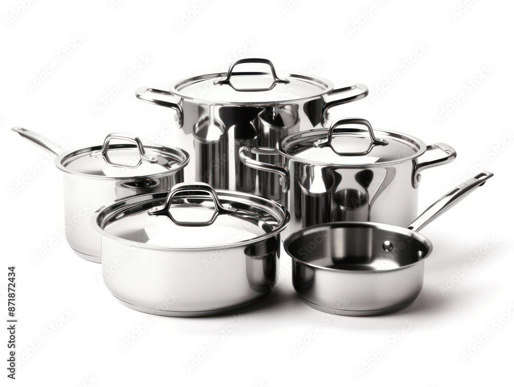 Set of Stainless Steel Cookware Set of Stainless Steel Cookware