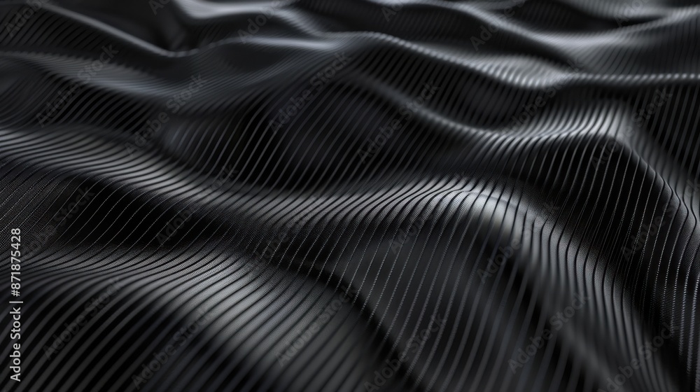 Naklejka premium minimalist line pattern creating a sleek fabric design