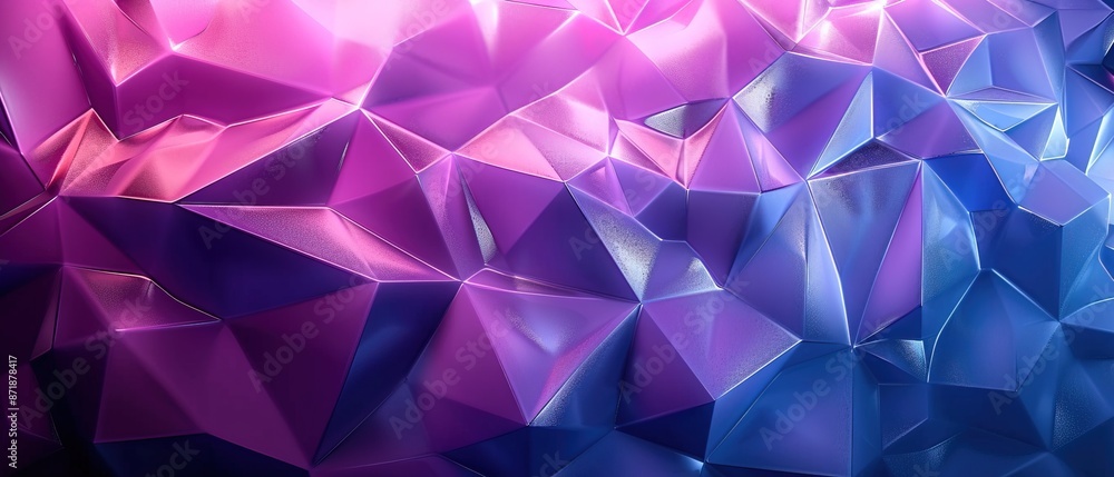 3d rendering of purple and blue abstract geometric background 3d rendering of purple and blue abstract geometric background