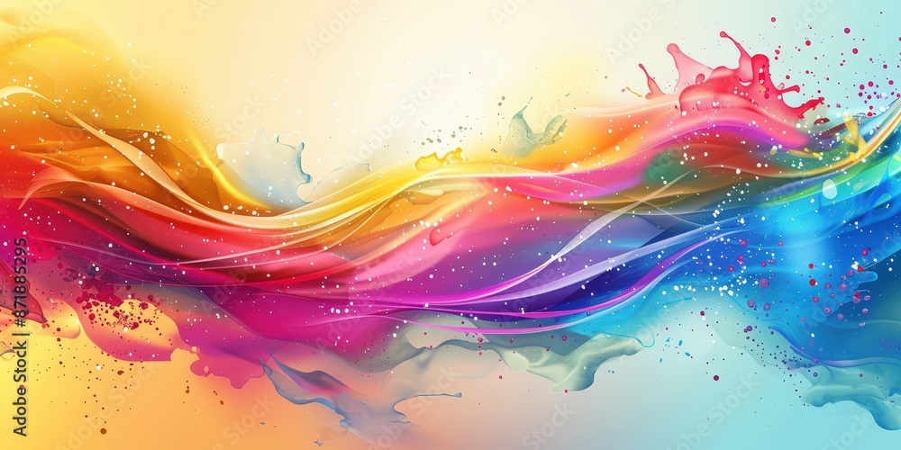 Abstract Colorful Waves Abstract Colorful Waves