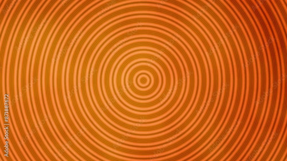 Vibrant orange circular concentric pattern motion with radiating lines creating a mesmerizing visual effect ideal for backgrounds or abstract design elements Vibrant orange circular concentric pattern motion with radiating lines creating a mesmerizing visual effect ideal for backgrounds or abstract design elements
