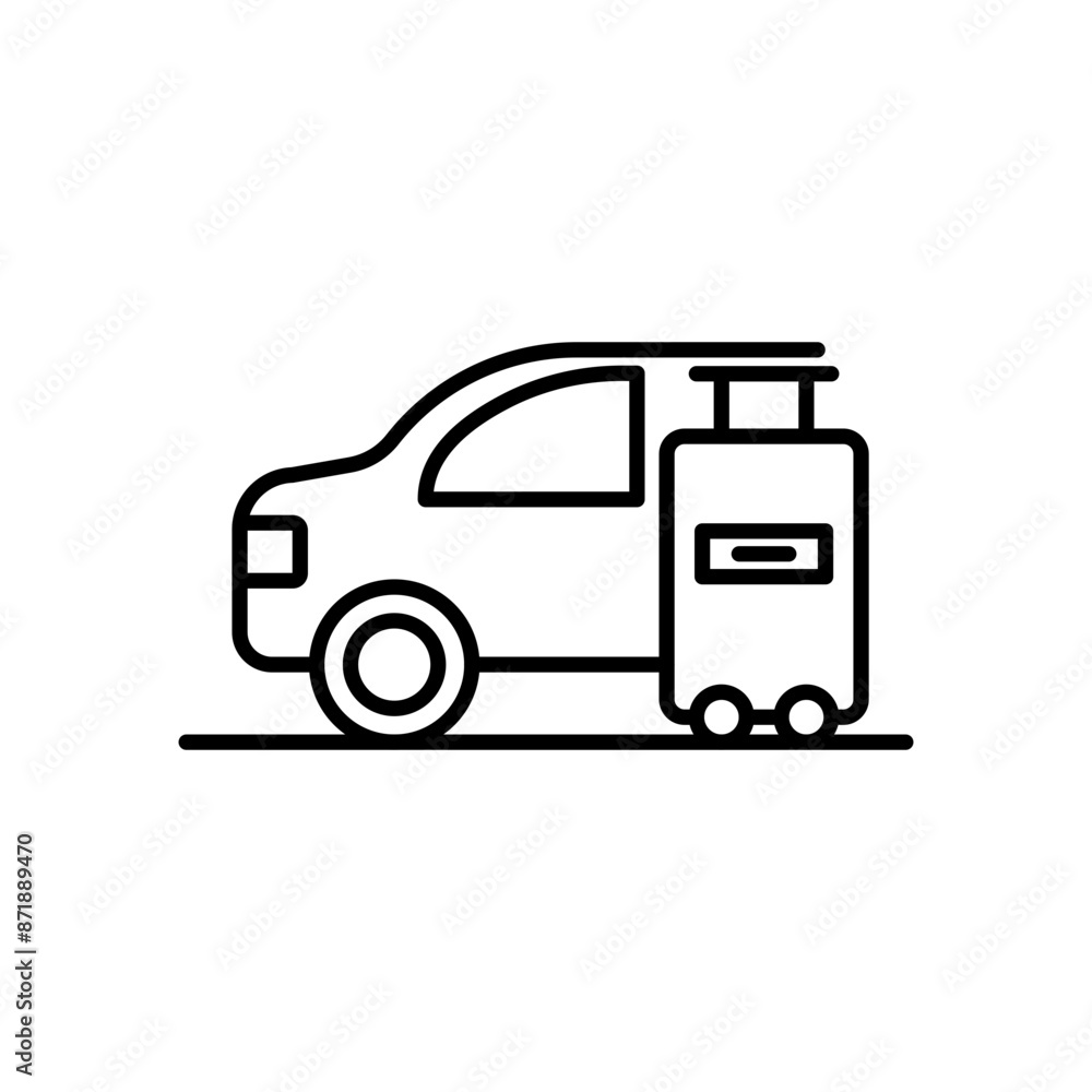 Transfer linear logo mark in black and white Transfer linear logo mark in black and white