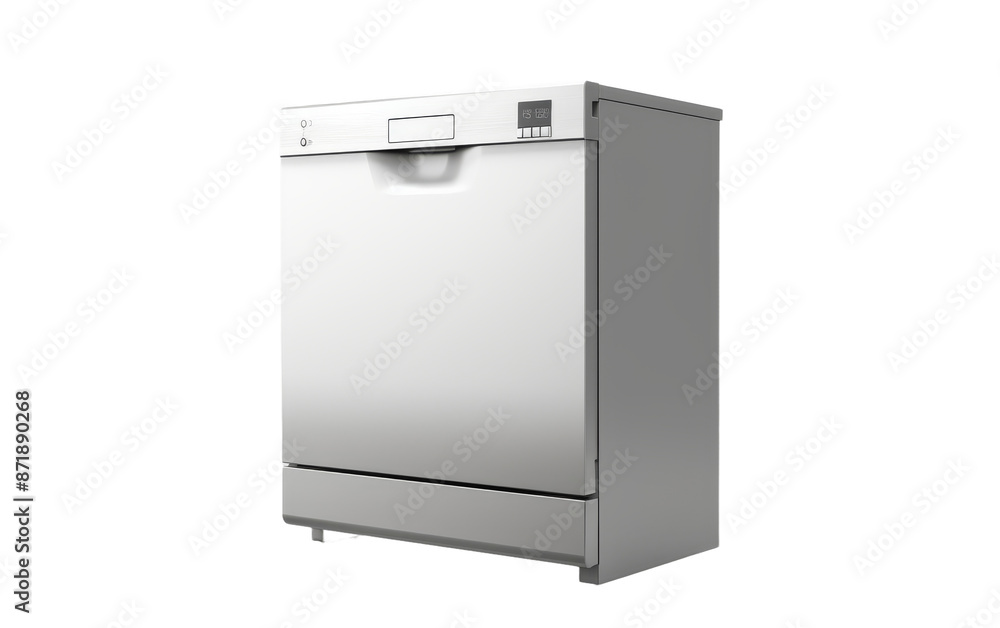 Modern dishwasher isolated on transparent background Modern dishwasher isolated on transparent background