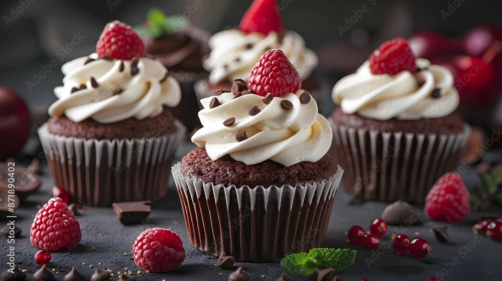 Cupcake and cookie design, Muffin dessert sweet and food theme. Cupcake and cookie design, Muffin dessert sweet and food theme.