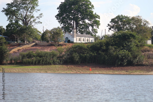 vila no entorno do laco acajatuba, Iranduba, Amazonas photo