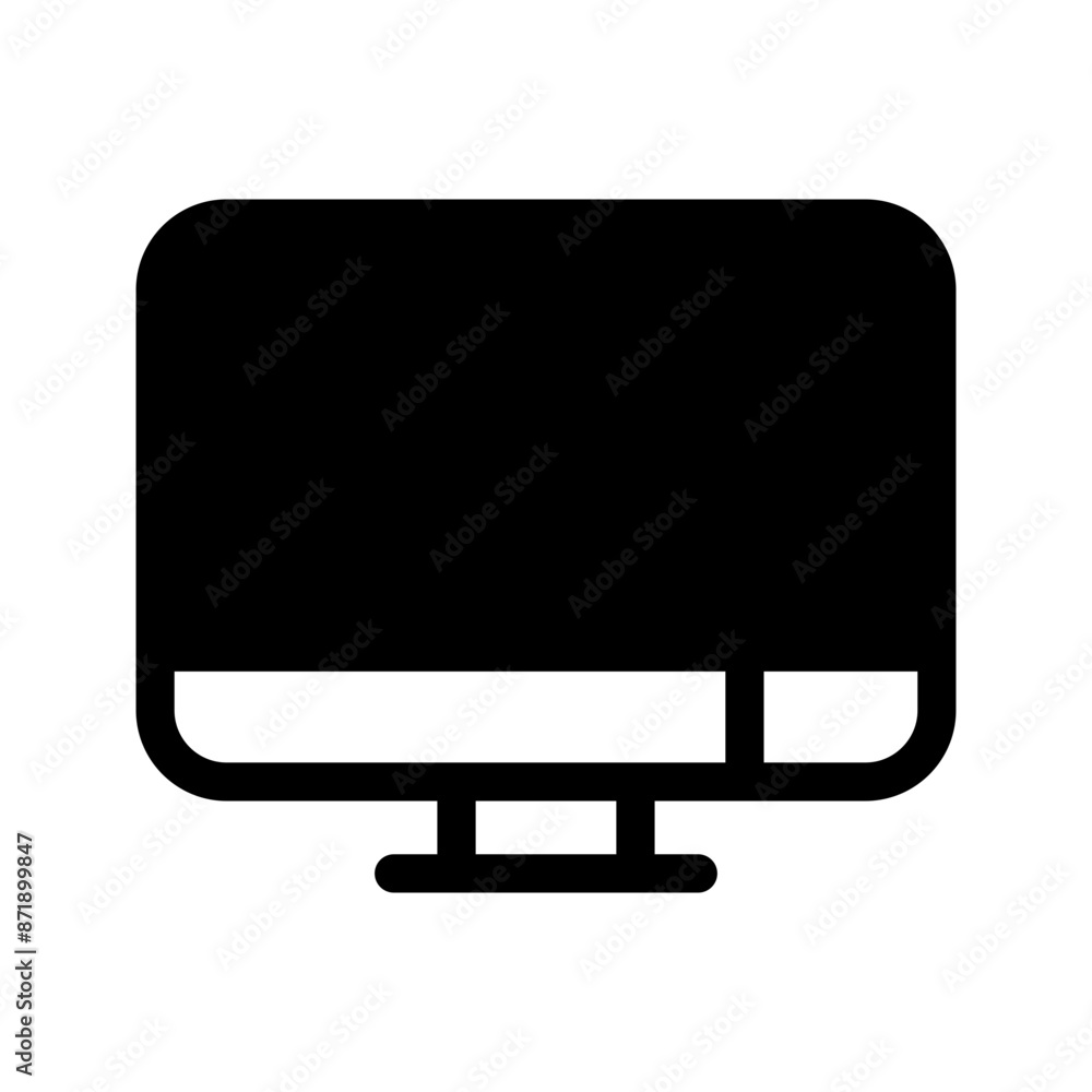 Monitor Icon Vector Symbol Design Illustration Monitor Icon Vector Symbol Design Illustration