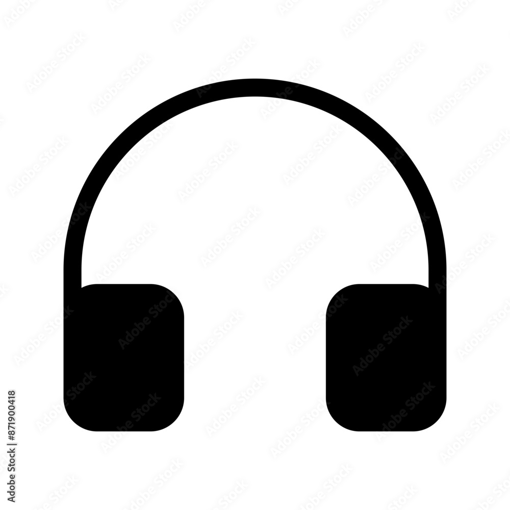 Headphone Icon Vector Symbol Design Illustration Headphone Icon Vector Symbol Design Illustration