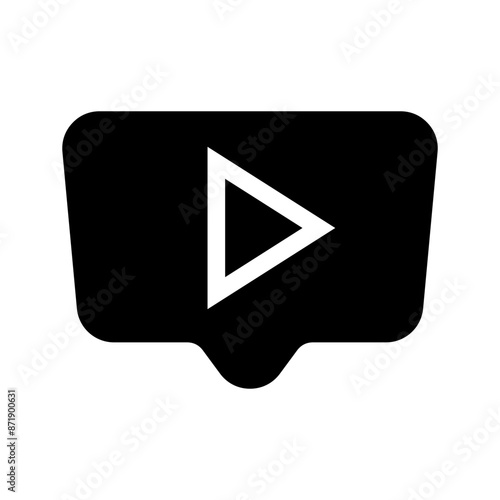Video Chat Icon Vector Symbol Design Illustration